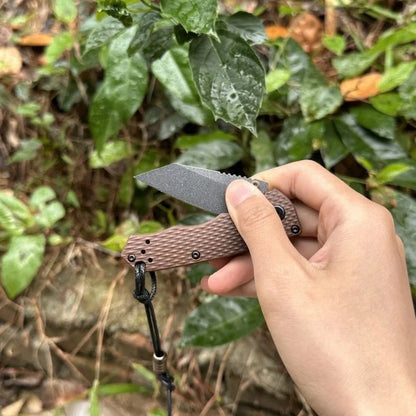 BM 290 Multi-color Pocket Folding Knife D2 Steel Blade Outdoor Portable Camping EDC Equipment Multi-function Carving Knife