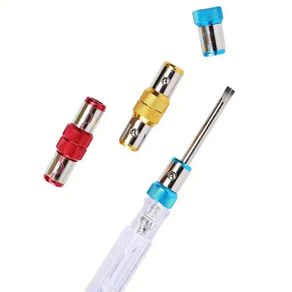 3or6pcs Random Universal Magnetic Drill Bits, 1/4" Hex, Extra Long, for Phillips Screws, Electric