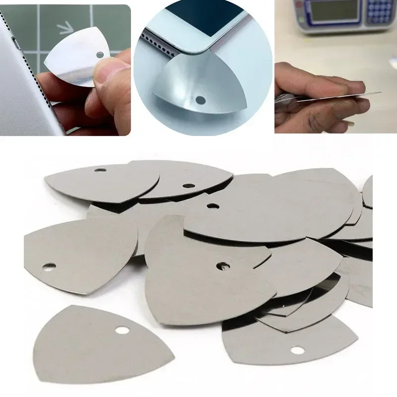 Metal Phone Opening Tools 10/20/50PCS Metal Guitar Picks Pry Opener for iPhone iPad Tablet PC Disassemble Repair Tool Kit