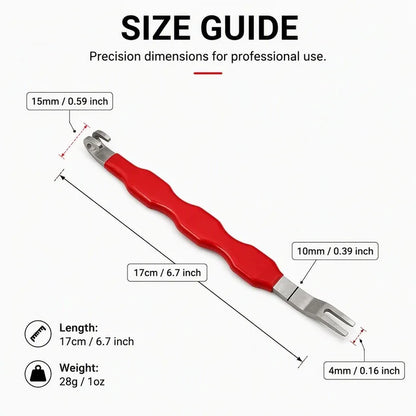 Automotive Electrical Terminal Connector Disassembly Tool Wire Harness Plug Separation Pry Bar Power Off Pliers Dual Head Pry Ro
