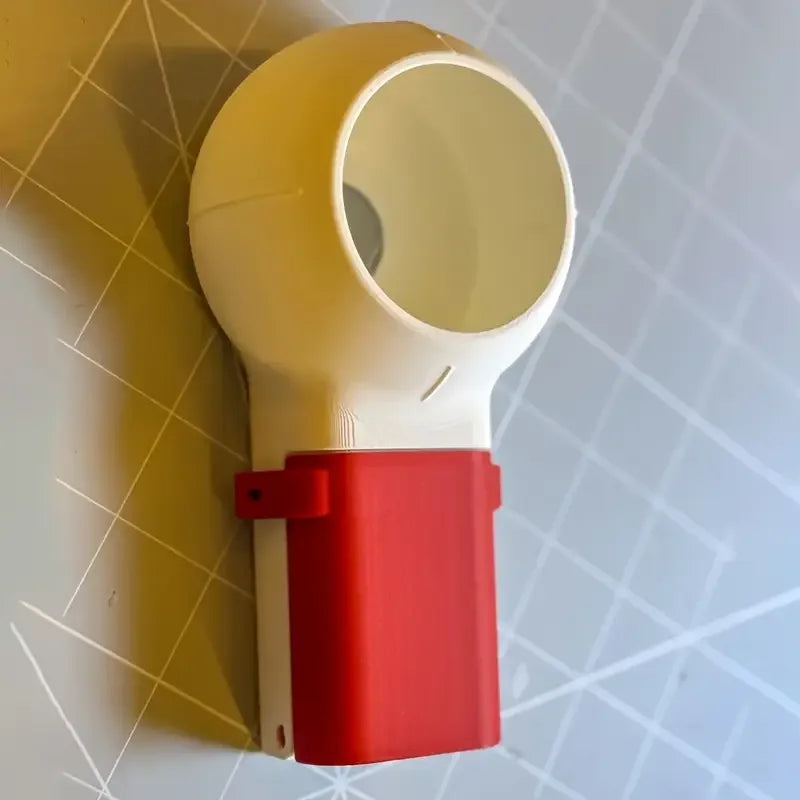 Rotary Nozzle Drill Dust Collector - Rotating Tilt Design Keeps Dust Contained, Efficient & Easy Clean, for DIY/Construction