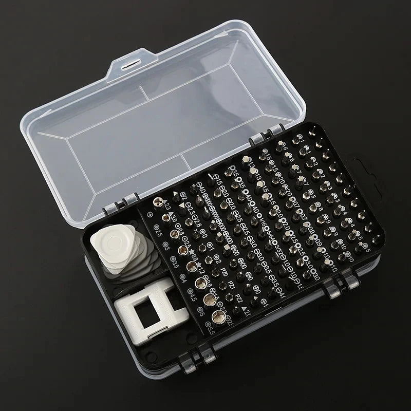 115-in-one Cross-border Watch, Computer and Mobile Phone Disassembly and Repair Hardware Tools Screwdriver Set Tool Kit Tool Set