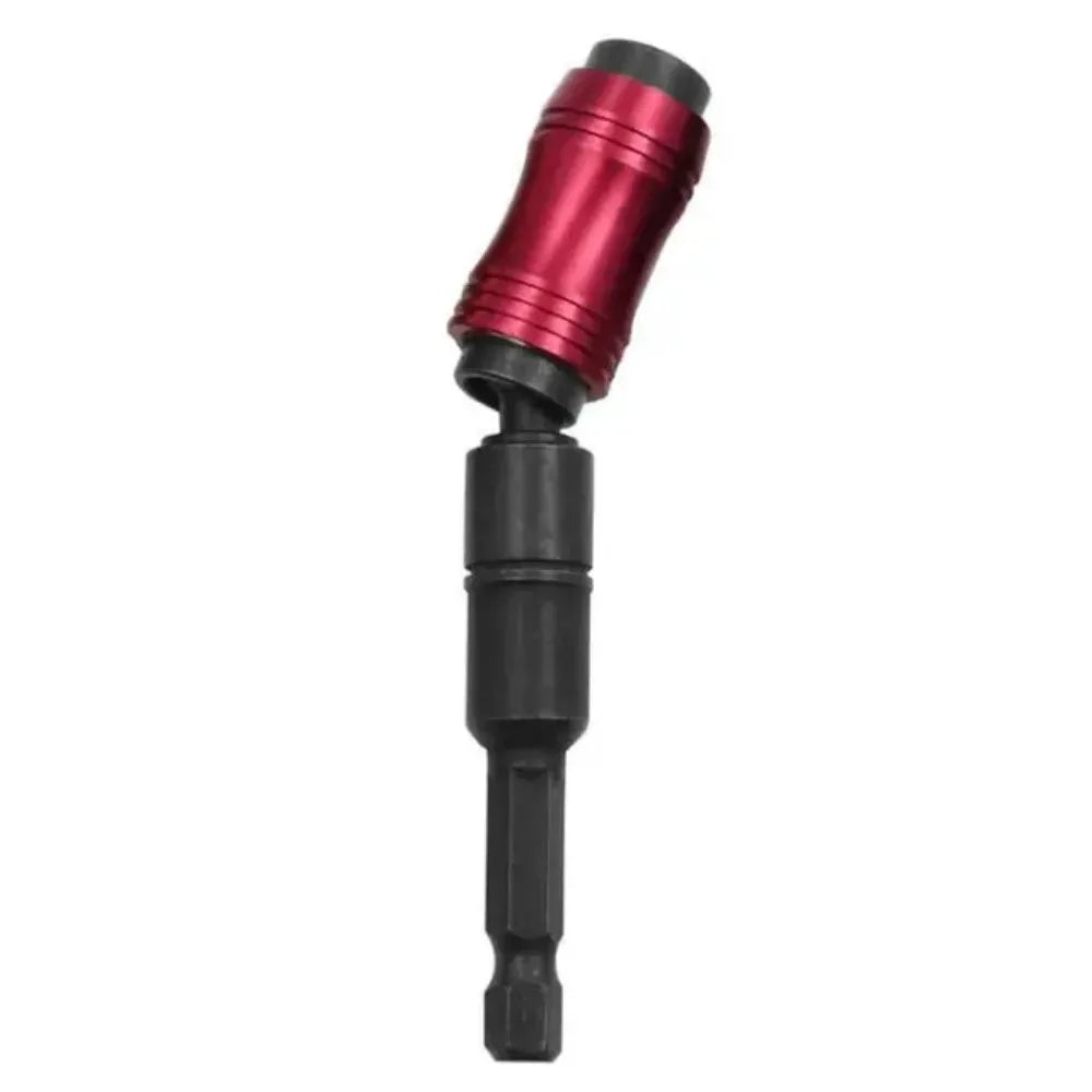20° Adjustable Angle Magnetic Bit Extension Rod , 1/4" Hex Quick Release Magnetic Screwdriver Bit Holder for Electric Drill