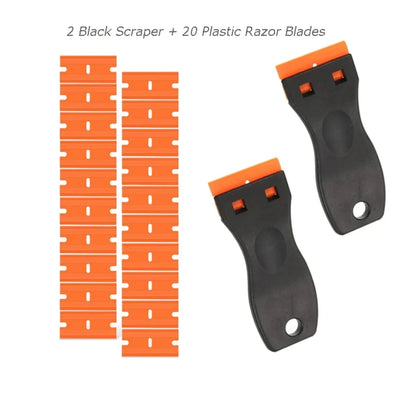 Glue Removal Scraper Multifunctional Plastic Glass Cleaning Scraper Used For Car Film Application Tool Razor Paint Scraper