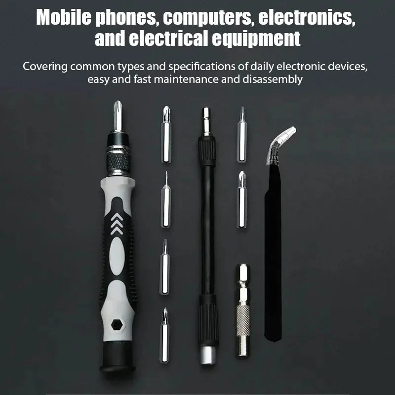 Precision Screwdriver Set 115 in 1 Electronic Repair Hand Tools Micro Magnetic Drill Bits for iPhone PC Mac DIY Game Console