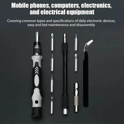 Precision Screwdriver Set 115 in 1 Electronic Repair Hand Tools Micro Magnetic Drill Bits for iPhone PC Mac DIY Game Console