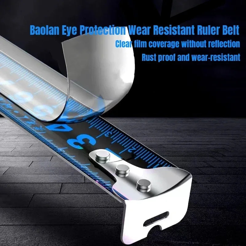 3M/5/10M New high-precision tape measure thickened and wear-resistant telescopic blue light eye protection measuring tool