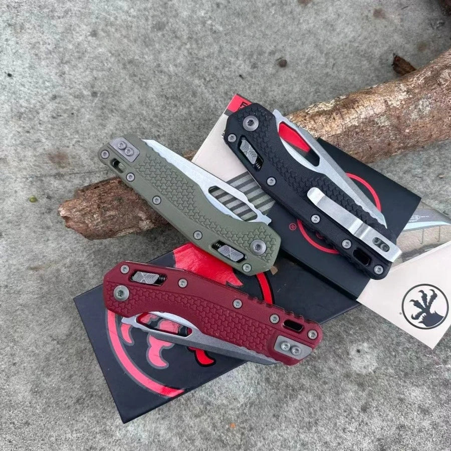 MSI-1 Pocket Folding Knife 440c Steel Blade Nylon Fiber Handle Outdoor Camping Hiking EDC Exploration Tool Men's Gift