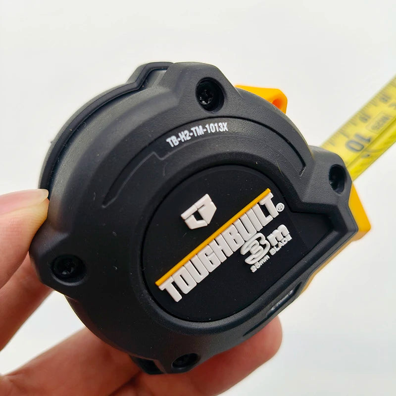 TOUGHBUILT Original Tape Measure 3/5/8/10M Nylon Coating Rugged Housing Ergonomic Grip Measuring Hand Tools