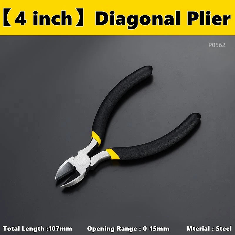 4inch 5inch 6inch Diagonal Pliers Universal Wire Cutter Mini Multifunctional Electric Hardware Hand Tool Electrician Wire Cutter