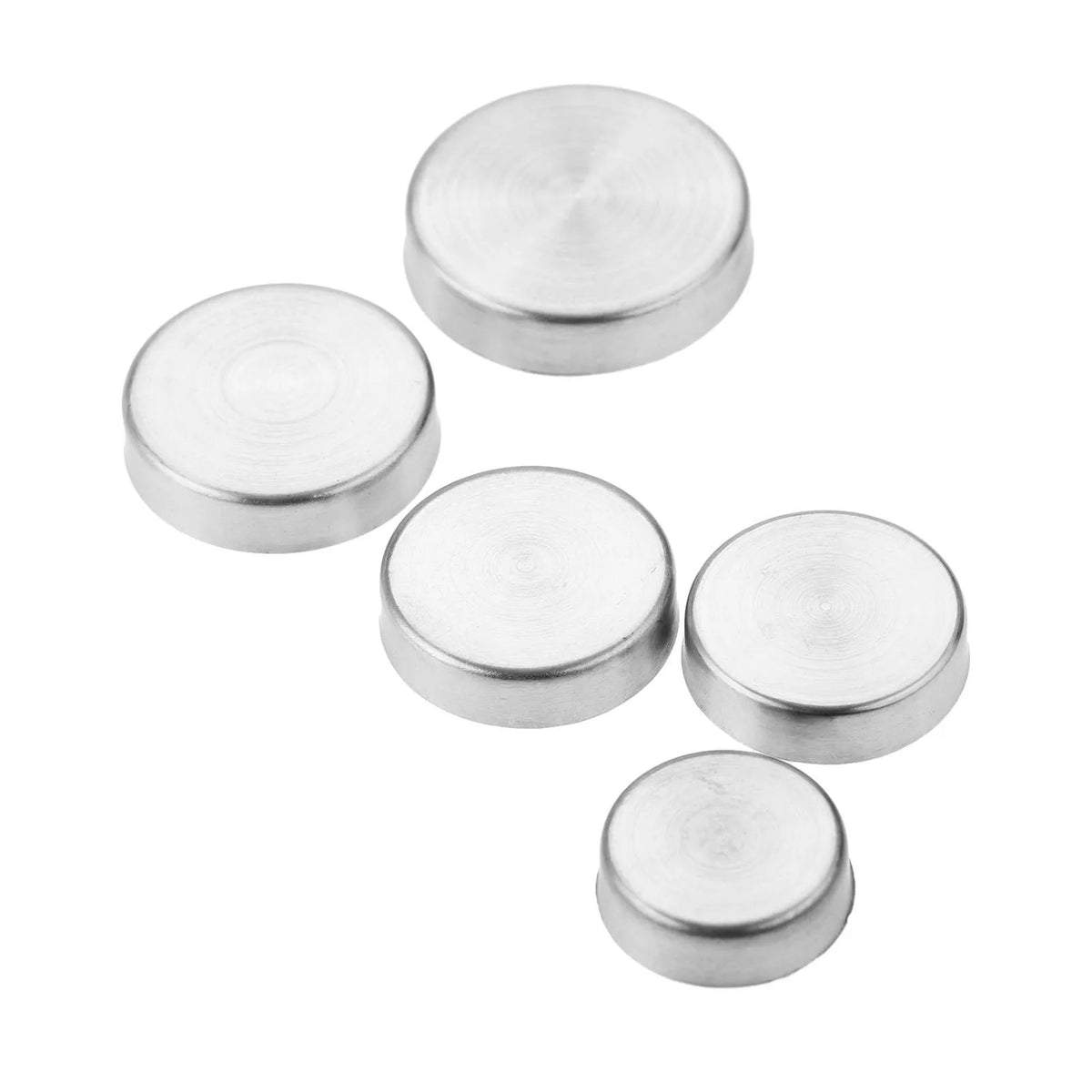 DRELD 20Pcs Stainless Steel Decorative Mirror Screw Cap Nails Screw Covers Fasteners & Hooks Furniture Hardware 16/18/20/22/25mm