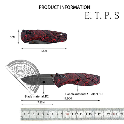 NEW BM 585 Knife Mini-Barrage Assisted Folding Knife Outdoor Hunting Camping Survival Pocket EDC Tool Multitools Hand Knife