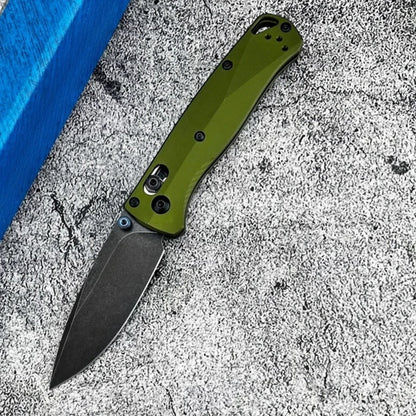 BM 533BK-2 Folding Knife & BM 533 Damascus Folding Knife with Pocket Clip Multi-functional Fishing Portable Outdoor EDC Knives