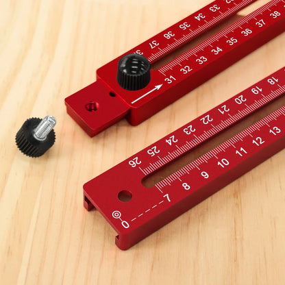 3-in-1 Aluminum Router Guide Jig, Adjustable Circle Cutting Tool for Woodworking, Multifunction Template for Cabinet Hardware