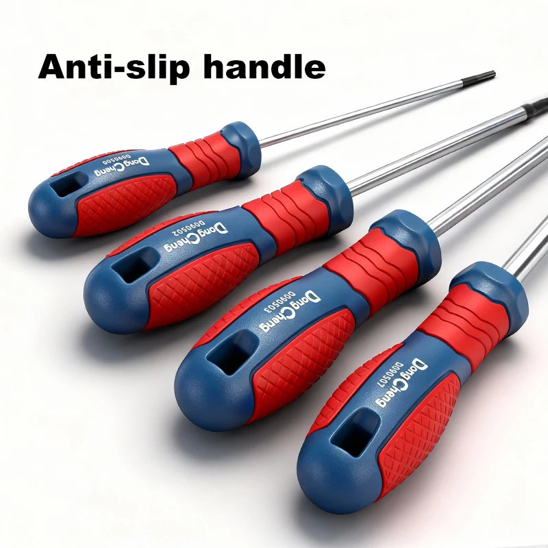 Torx Screwdriver Set T8 T10 T15 T20 T25 T27 T30 T40 CR-V Chrome Vanadium Magnetic Tip Anti Rust TPR Handle High Torque Star Tool