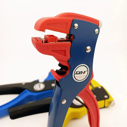Bomurph Automatic Wire Stripper and Cutter, 2 in 1 Adjustable Electrical Cable Wire Stripping Tool Eagle Nose Pliers