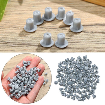 100Pcs Furniture Hole Covers Decor Plastic 5mm Diameter Screw Cap Cabinet Drill Hole Dust Plug Grommet Hardware Fitting