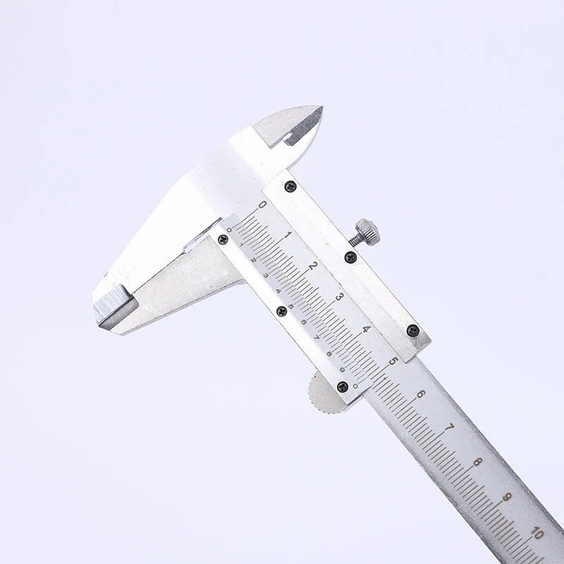 Vernier Caliper Carbon Steel Hardware Measuring Tool For Inner And Outer Diameter Scale Mark Measuring Ruler
