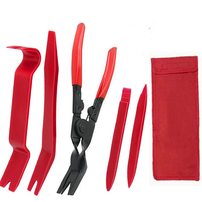 Auto Headlight&Door Panel Dash Clips Remover Tool Kit Car Trim Clip Removal Pliers Vehicle Repair Maintenance Equipment Set