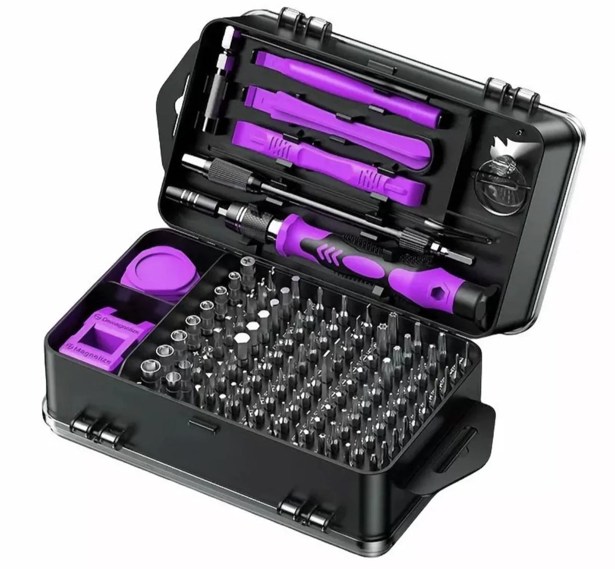 TINSOL 115in1 Precision Screwdriver Set, CRV Steel Bits W/ Torx Triwing Mini Repair Tool Kit for Electronics Laptop Phone Repair