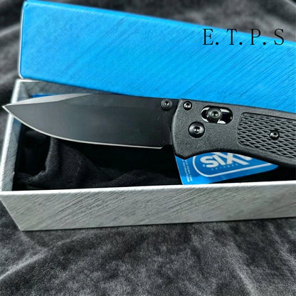 BM 535 EDC Folding Pocket Knife Drop-Point Blade Nylon Wave Fiber Handle Outdoor Hunting Camp Survival Multifunctional Tools
