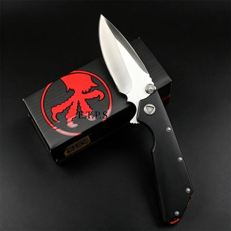 DOC Black G10 Handle Bearing Folding EDC Multi Purpose Tools Outdoor Camping Fishing Cutting Multi Tools