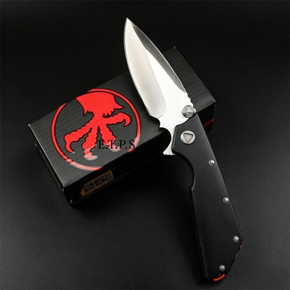 DOC Black G10 Handle Bearing Folding EDC Multi Purpose Tools Outdoor Camping Fishing Cutting Multi Tools