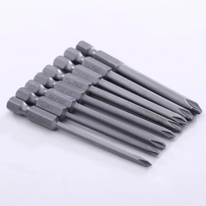 50 extra long screwdriver sets with 75mm safety screwdriver heads, Torx star shaped hexagonal wrench heads, fully automatic han