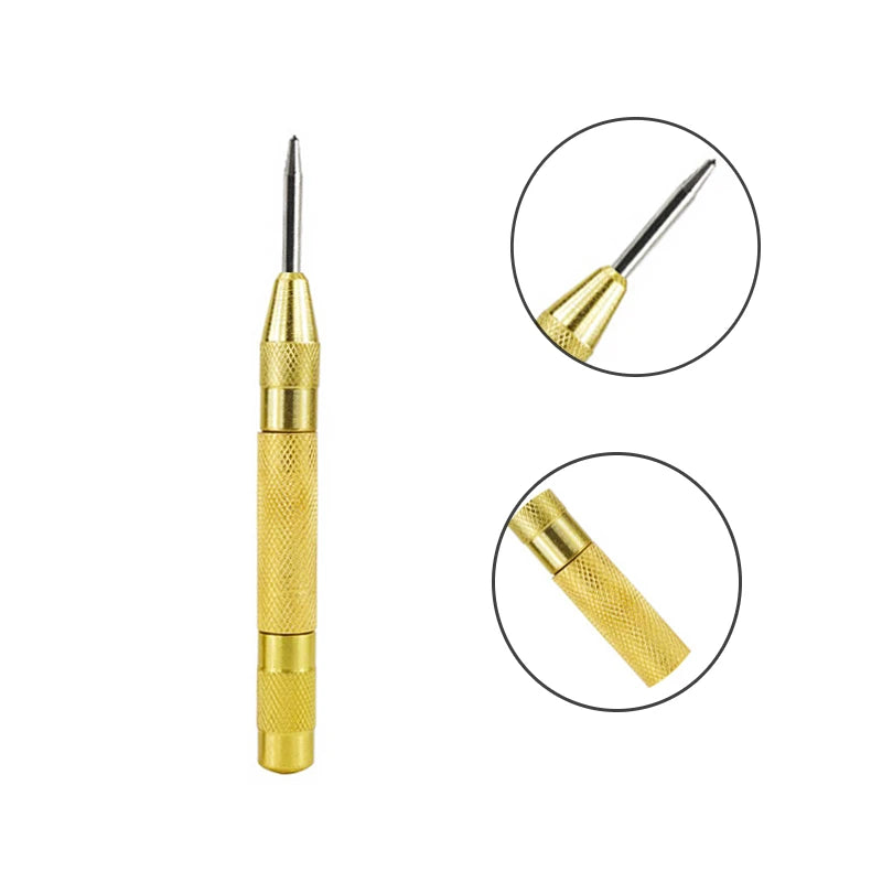 New Automatic Centre Punch General Metal Drill Adjustable Spring Loaded Hand Tools