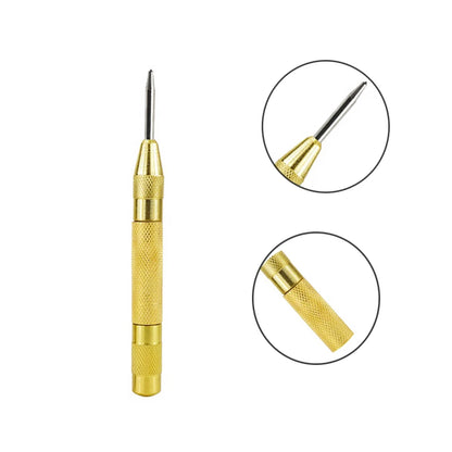 New Automatic Centre Punch General Metal Drill Adjustable Spring Loaded Hand Tools