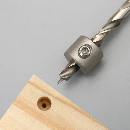 4-10mm Doweling Jig Drilling Bushing Dowel Stop Collars Ring Woodworking Drill Bits Limit Rings Stainless Steel Tool Accessories