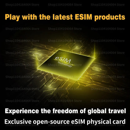 Open Source eSIM Physical Card EasyEUICC Unlimited Write Storing 30 Sets of Phone Numbers the Same as the 5ber Premium Version