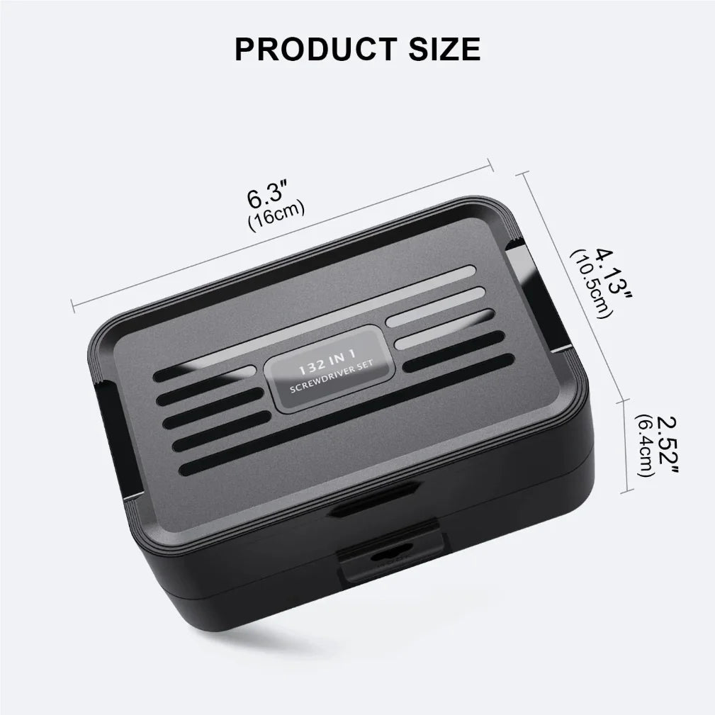 132 in 1 Screwdriver Kit Magnetic Precision Tools Hardware Tool Set Mobile Phone Repair Kit Repair Tools Computer Tool Set