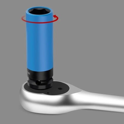 17/19/21mm Hex Sockets Pneumatic Wrench Tire Screw Sleeve Drive Wheel Protector Impact 1/2 Inch Sleeve Nut Socket Tool