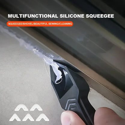 5 in 1 Multi-function Scraper Tool Sealant Finishing Tool Caulk Remover & Glass Glue Angle Scraper for Bathroom Kitchen Floor