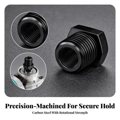 Angle Grinder Adapter Threaded Attachment Tool Stable Hardware Secure for Professionals, Workshop, Garage