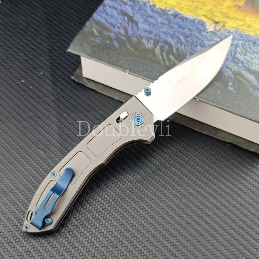 Lightweight BM 748 Pocket Folding Knife with Clip Practical Portable Outdoor camping Cutting Knife Good Gift Ideas for Festivals