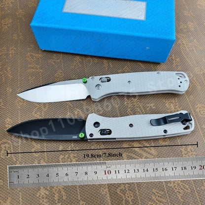 BM 535 High-Quality Folding Knife Hardened 440C Blade Nylon and Fiberglass Handle Outdoor Jungle Hiking EDC Knife Picnic Knife