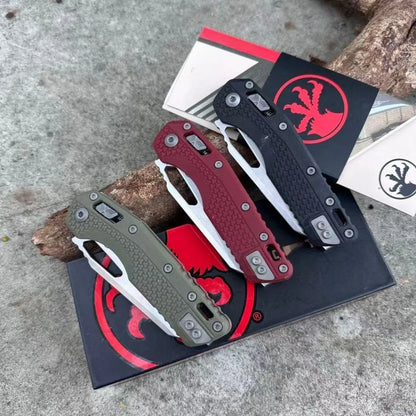 MSI-1 Pocket Folding Knife 440c Steel Blade Nylon Fiber Handle Outdoor Camping Hiking EDC Exploration Tool Men's Gift