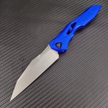 7650 Folding Knife CPM154 Blade Aluminum Handle EDC Portable Outdoor Multi-functional Practical Tool Hiking Camping Mountaineering Wild Exploration Carry Gear