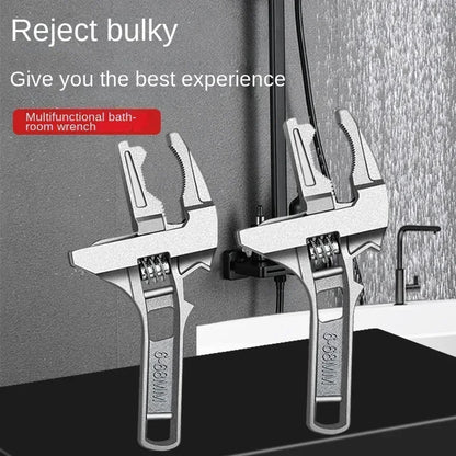 Adjustable Universal Wrench Tools Open-end Spanners Alloy Large Repair Hardware Tool for Home Improvement