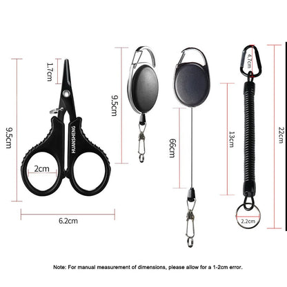 1set Titanium Coating Stainless Steel Fishing Scissor Plier Cut PE Braid Line Cutter Plies Carp Outdoor Fishing Accessories Tool