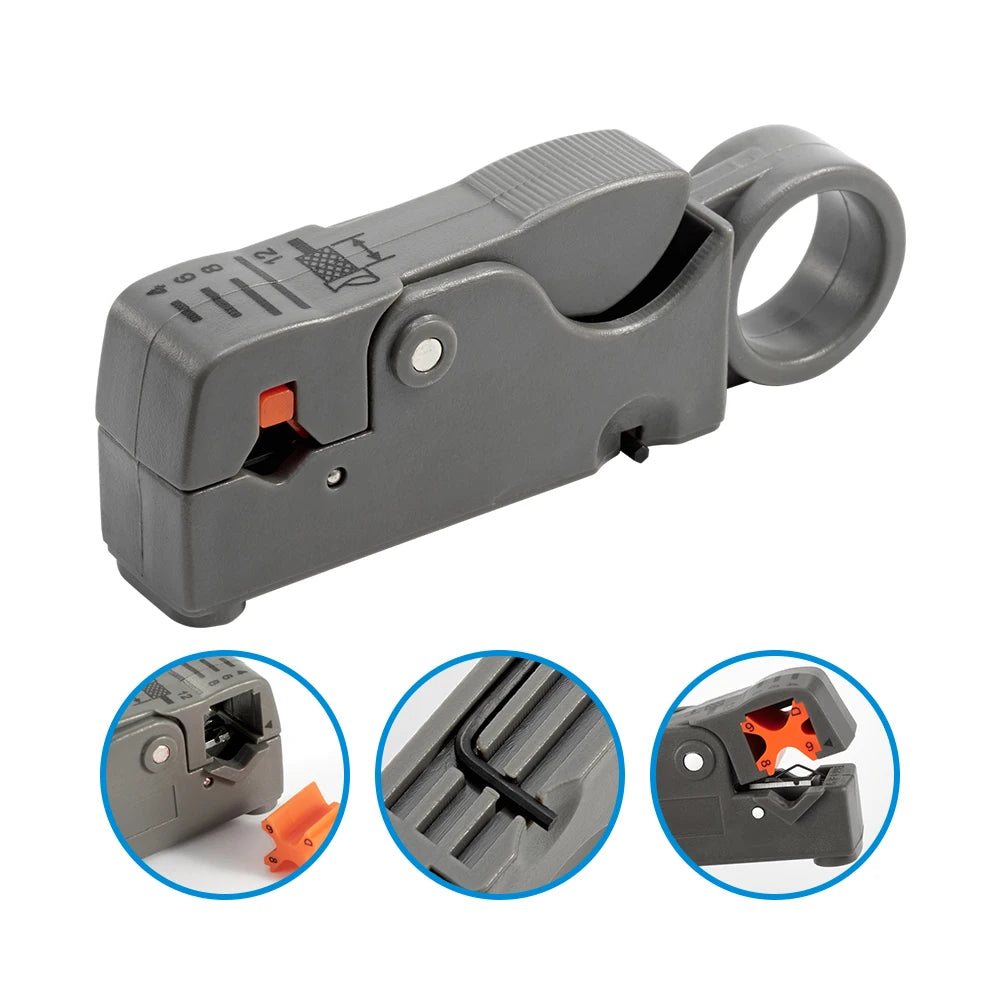 Stripping Pliers Decrustation Wire Cable Tools Stripper Stainless Steel  Hexagon Wrench Accessory Insulated Electrical Straight