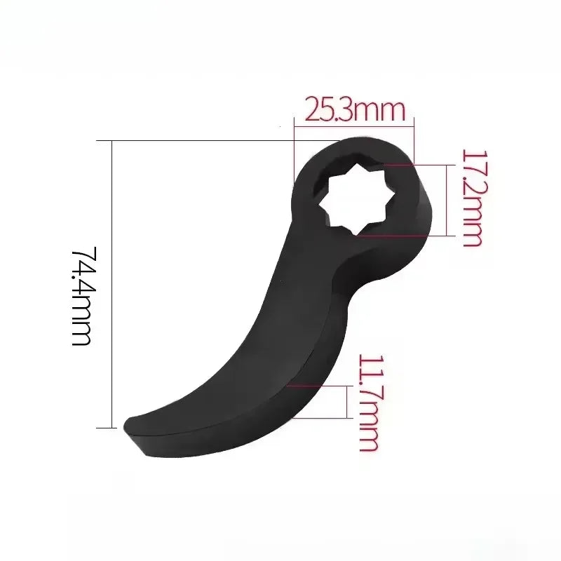 Car Angled Half Shaft Removal Tool Crowbar Adapter Head Ratchet Open-end Wrench Adaptor Axle Shaft Removal Car Repair Tools