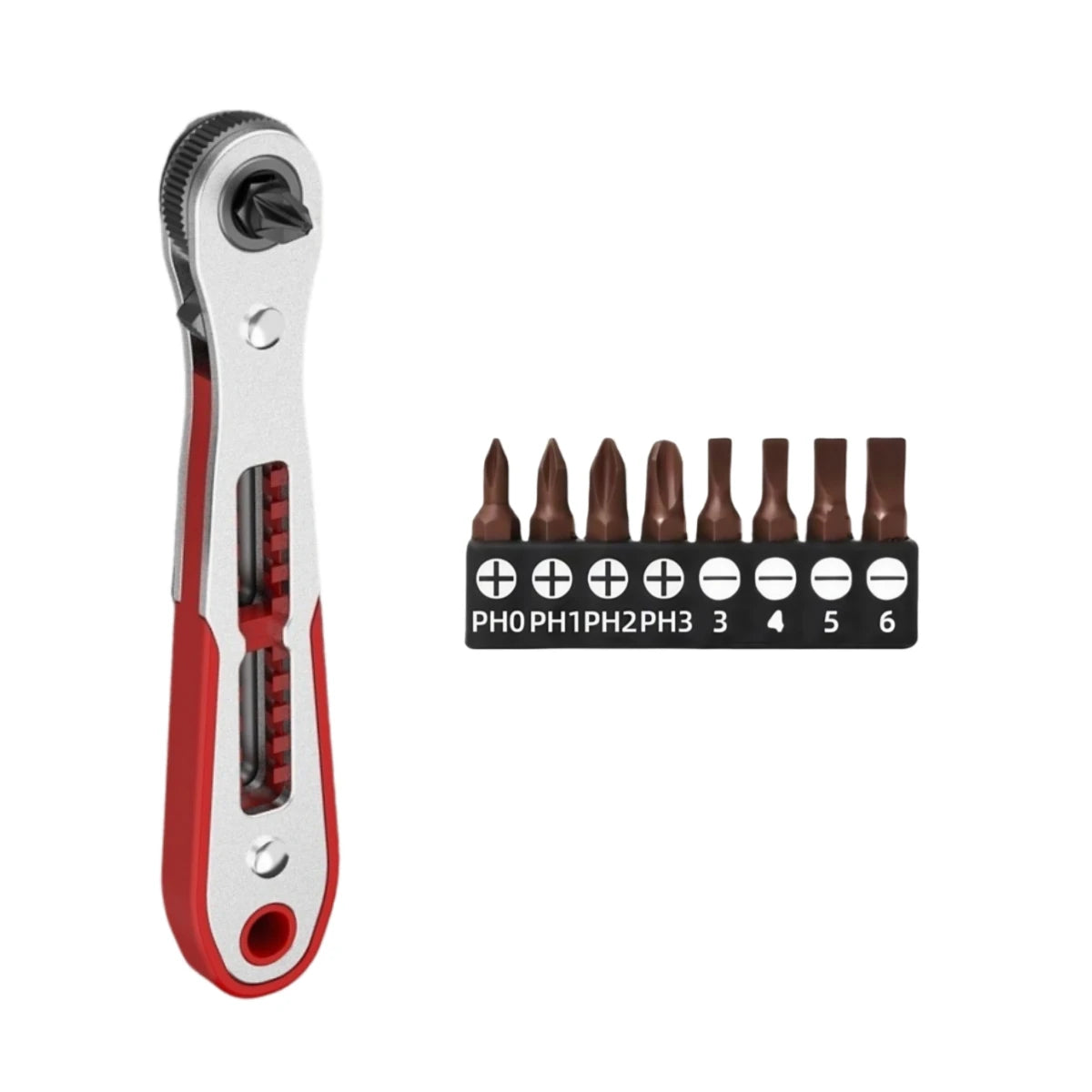 Right Angle Screwdriver Set Mini Ratcheting 90 Degree Offset Screwdriver Pocket Low Profile Ratchet Wrench Bit Socket Set