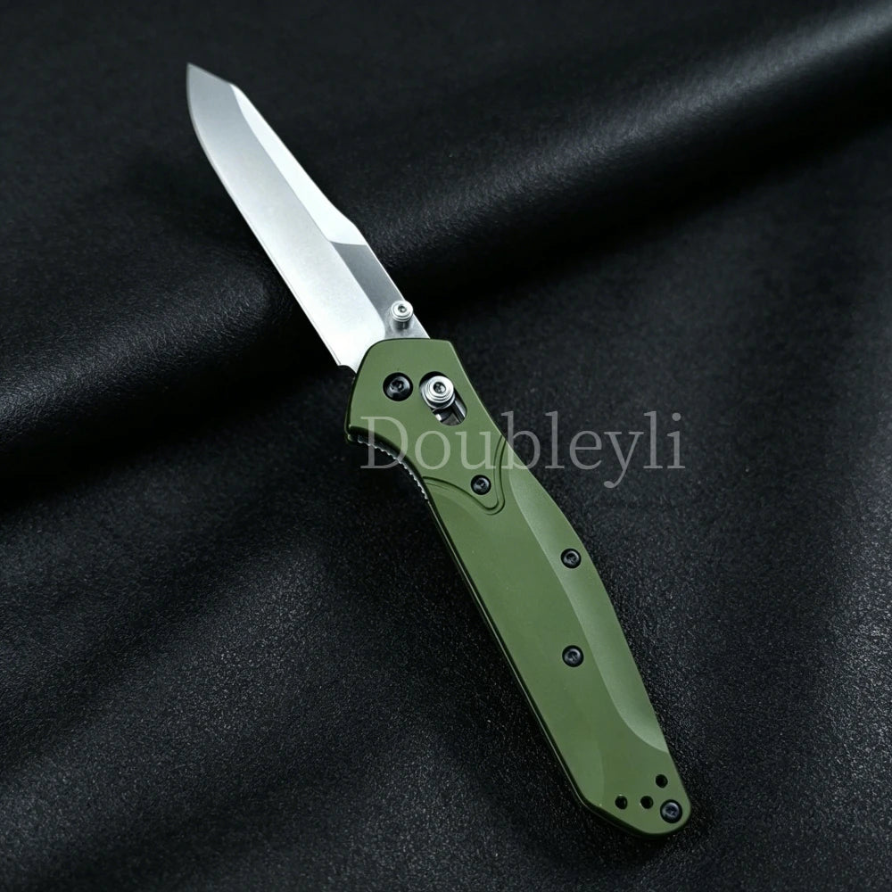BM 940 Folding Knife with Clip Aluminum Alloy Handle Chef's Knife Meat Cleaver Peeler Multi-purpose Camping Barbecue Knife EDC Knife Good Gift Ideas for Festivals