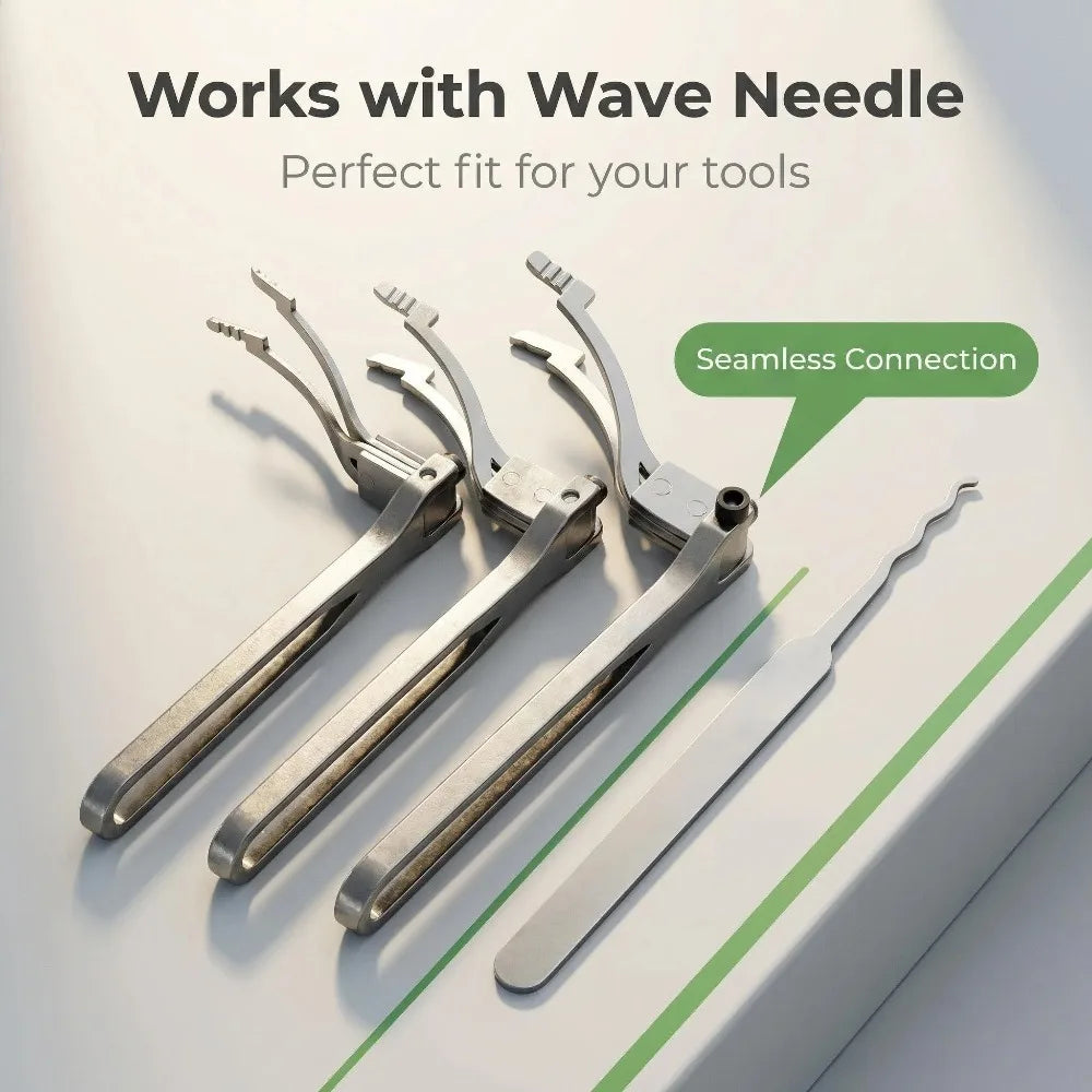 3pcs /set Y Tension Wrenches Tools works with wave needle,can be adjusted angle and direction Hardware Tools