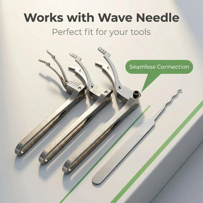 3pcs /set Y Tension Wrenches Tools works with wave needle,can be adjusted angle and direction Hardware Tools
