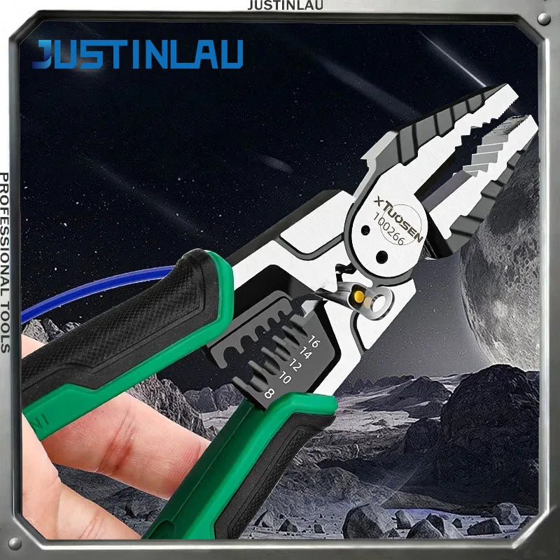 Multifunctional Heavy Duty Alloy Wire Cutters Diagonal Needle Nose Pliers Hardware Tools Universal Electrician Wire Pliers
