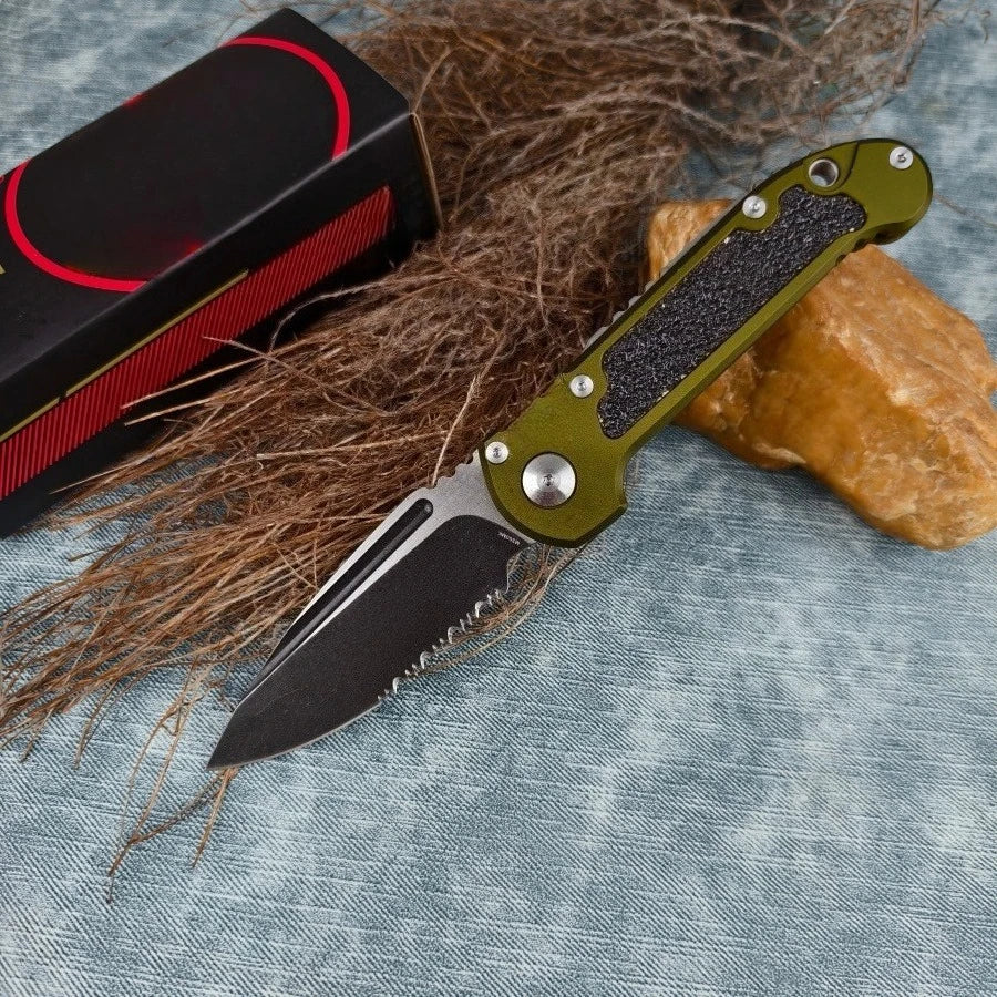 LUDT Gen III Portable Folding Knife D2 Blade T6 Aviation Aluminum Handle Suitable for Outdoor Hiking Daily Emergency Carrying Men's Gifts